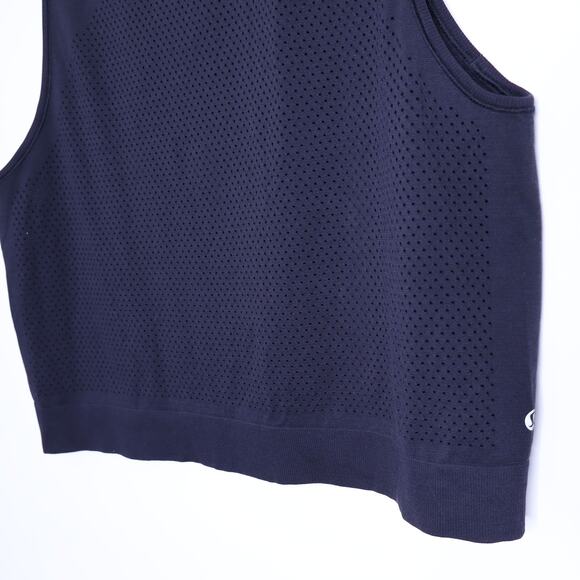 LULULEMON Breeze By Muscle Tank Midnight Navy Hip Length Sleeveless Women's 10 - Picture 3 of 6
